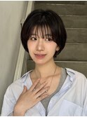ショートカット/髪質改善縮毛矯正白髪ぼかしレイヤーカラーボブ