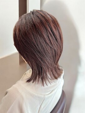 クオリス 上福岡店(QUALIS) 小顔似合わオリーブベージュ透明感艶感秋冬カラーくびれレイヤー