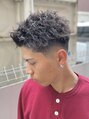 刈部倶楽舞&nbsp;メンズ/スパイキーショート/ツイストパーマ/フェード/大阪