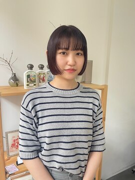 ディッシィ 立川(D'ICI) 《SAYAKA》ミニボブ×ラベンダーブラウン