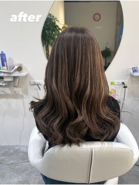 バド(BUD) 白髪染め＋ハイライトカラーカット