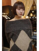 チャプター 問屋町(chapter)&nbsp;髪質改善パツっとボブミニボブ透明感ケアカラー韓国ヘア岡山