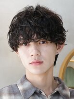 フィフス(fifth)&nbsp;原宿シャドウパーマメンズカットラウンドマッシュウルフfifth