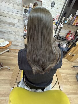 ラッコのおひるね ブリーチなしオリーブベージュカラー