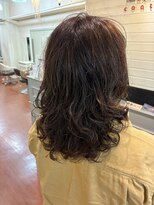 ヘアーアンドスパ アン コントゥール(hair&spa an contour) 【朝のスタオリングが3分で終わる】パーマスタイル