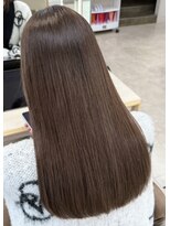 ケンジ 平塚ラスカ店(KENJE) ブラウンベージュ/ブラウンカラー/顔まわりカット/平塚