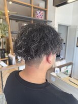 フロウ バイ アストレアウィズスキル(FLOW by astraea with skill)&nbsp;ツイスパホワイトメッシュカラー糟屋郡/10代/20代/メンズカット
