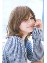 クロワ(croix) 【croix】大人無造作3Dカラー×ミディアムレイヤー