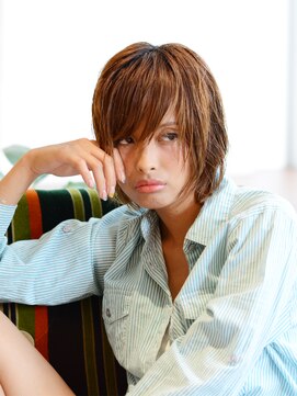 アース 上野店(HAIR&MAKE EARTH) アンニュイウルフショート【EARTH　上野】