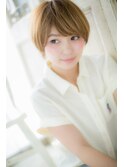 うざバングショートボブ