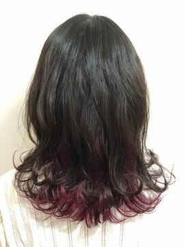 ヘアーアンドエクステンション パチャラ 小岩駅前店(HAIR&EXTENSION PACHARA) ビビットレッドインナー