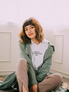 イングローブ 長生店(ingrove) 個性派バングカールボブ