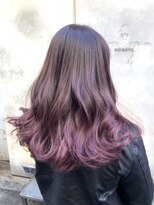 リゼル ユア 渋谷(RISEL YUA)&nbsp;パープルピンクのグラデーションスタイル