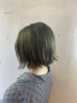 ヘアーワークス ヘルム 渋谷店(HAIR WORKS HELM) マットグリーン