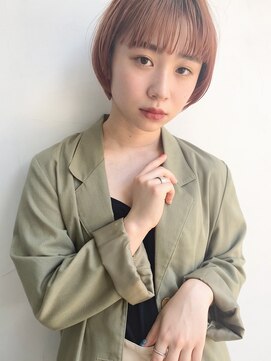 インビテーション(invitation) マッシュショートとオレンジカラー