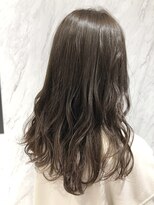 リー 京橋(Lee)&nbsp;ふんわりセミロング×オリーブベージュ