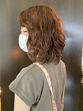 ニコ ヘアー(nico hair) ミディアムパーマスタイル