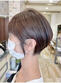 襟足タイトなショートスタイル☆