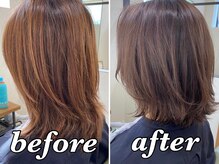 【色味だけでなく質感も変化】シークレットハイライトを駆使しワンランク上のカラーを