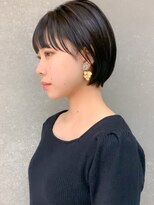 ロンド 表参道店(Lond)&nbsp;伸ばし中の方へ＊丸みショートボブ　　耳かけショート