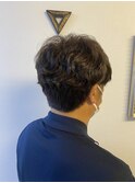 メンズパーマヘア