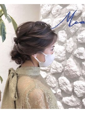 モアナ バイ ヘッドライト 沖縄豊見城店(Moana by HEADLIGHT) Moana【豊見城】#ヘアセット#結婚式ヘア#お呼ばれヘア