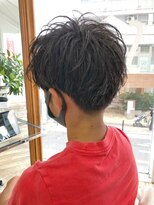 ヘッズ 本八幡店(HEADS)&nbsp;MEN'S HAIR  センターパート　ツイストスパイラル　コンマヘア