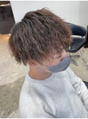 マッシュ×ツイストパーマ