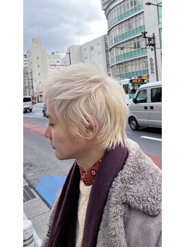 ラフ(Laugh) White punk wolf