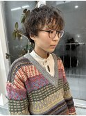 マッシュショート/パーマ