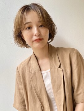 アンアミ シブヤ(Un ami shibuya) 【Unami】ニュアンスミニボブパーマ　大楽