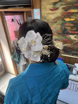 アース 高田馬場店(HAIR&MAKE EARTH) 和装シニヨン