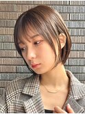 30代40代大人女性/前髪ありショートボブ/ショートヘア/髪質改善