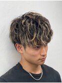 ミドルバング/銀座/メンズヘア/メンズカット/メンズショート