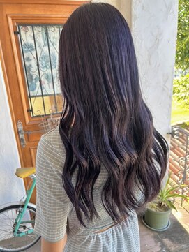 パディントン(Paddington) 私実はブリーチしてます♪ダークヴァイオレットで秘密の透明感☆