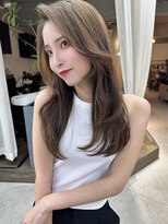 インビテーション(invitation)&nbsp;大人かわいいくびれヘアヘルシースタイル2wayバングおくれ毛cut