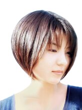 アリーナヘア(ARENA HAIR) TOKIOインカラミ美容液カラー+ハイウエイトショートグラボブ