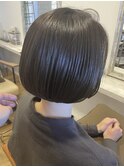 艶ボブ カーキグレージュ