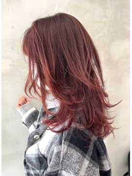 ペスカ 長町南店(pesca) ハイライト×レッド