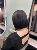 ミニボブ/艶カラー