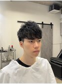 ナチュラルマッシュ<理容室><MEN'S/中野/バーバー>