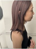 【Barouche/中島綾子】　アンブレラカラー　くすみピンク　堀江