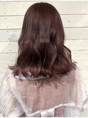 ピンクブラウン/ブリーチ無し/髪質改善