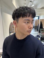 スー(suu)&nbsp;メンズショートマッシュ×外国人風ニュアンスパーマ