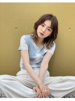 エイチ(H eitf)&nbsp;H【eitf】　原宿　表参道　インナーカラー/ミルクティーベージュ