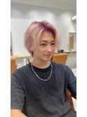 アッシュブラックカルマパーマベリーショートダークアッシュ
