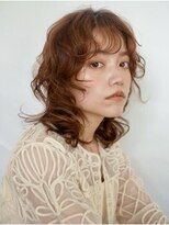 シア 表参道(SHEA.)&nbsp;くっきりカールのパーマ◯。ベージュカラー/前髪パーマ