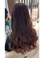 ヘアーアンドエステティック ヴェリス(hair&esthetic Velis) 【Velis】細かめハイライトのグラデーションカラーロング