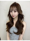 【西村光平】艶カラー/前髪顔周り/韓国ヘア