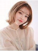 《Agu hair》イメチェン小顔ボブルフ×numberA.ベースケアミルク